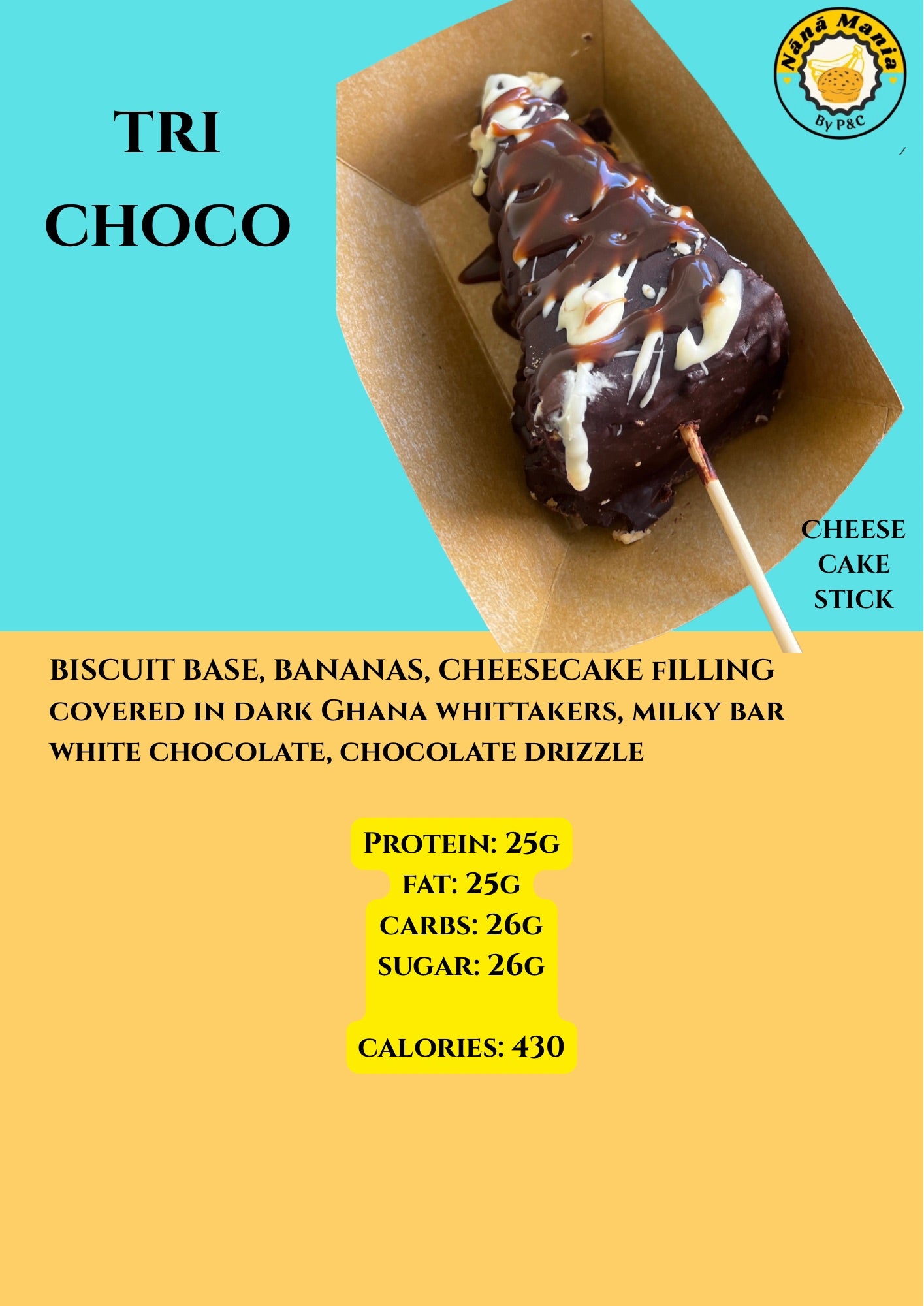 Tri Choco Cheesecake